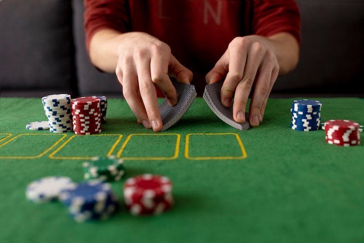 Antarmuka permainan Sic Bo live dari Yggdrasil dengan statistik dadu dan area taruhan